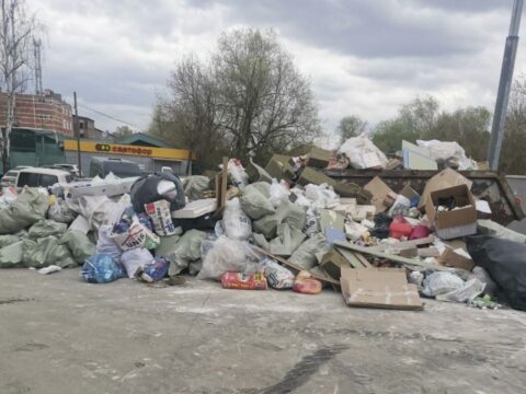 Рядом с рекой Клязьма убрали мусорный завал Новости Королёва 